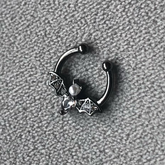Jewelry - Bat Faux Septum Nose Ring ~ Brand New!